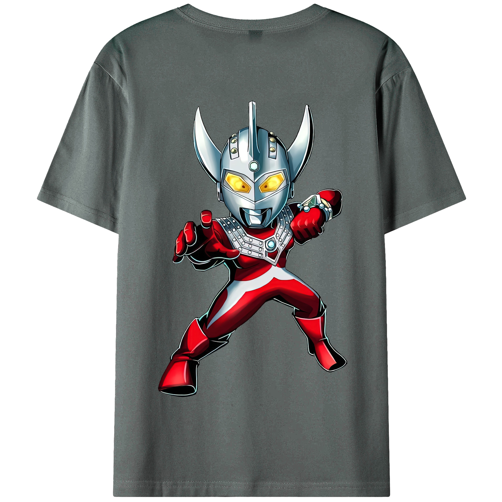 （画像用） ウルトラマン Ultraman 綿100％半袖Tシャツ（背面プリント）